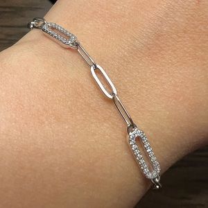 ELLE brand Silver Studded Bracelet